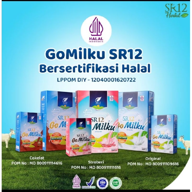 

SUSU SR GOMILKU SR12 ORIGINAL/SUSU KAMBING SR12