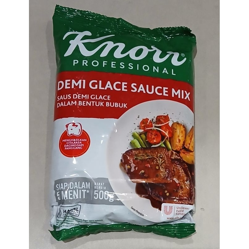 

Saus Demi Glace Dalam Bentuk Bubuk KNORR Demi Glace Sauce Mix Powder 500g - HM.