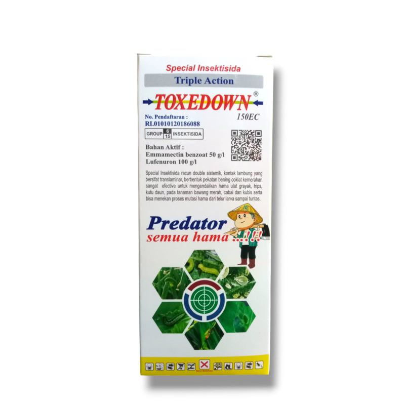 INSEKTISIDA TOXEDOWN TOXE DOWN 150ec PREDATOR-500ML original 100%