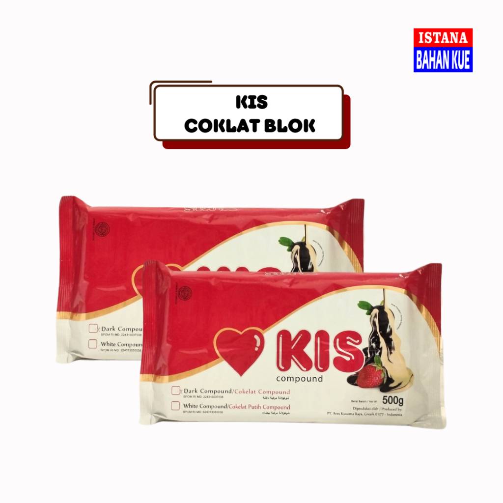 

Coklat blok/coklat compound KIS dark/white 500g & 250g