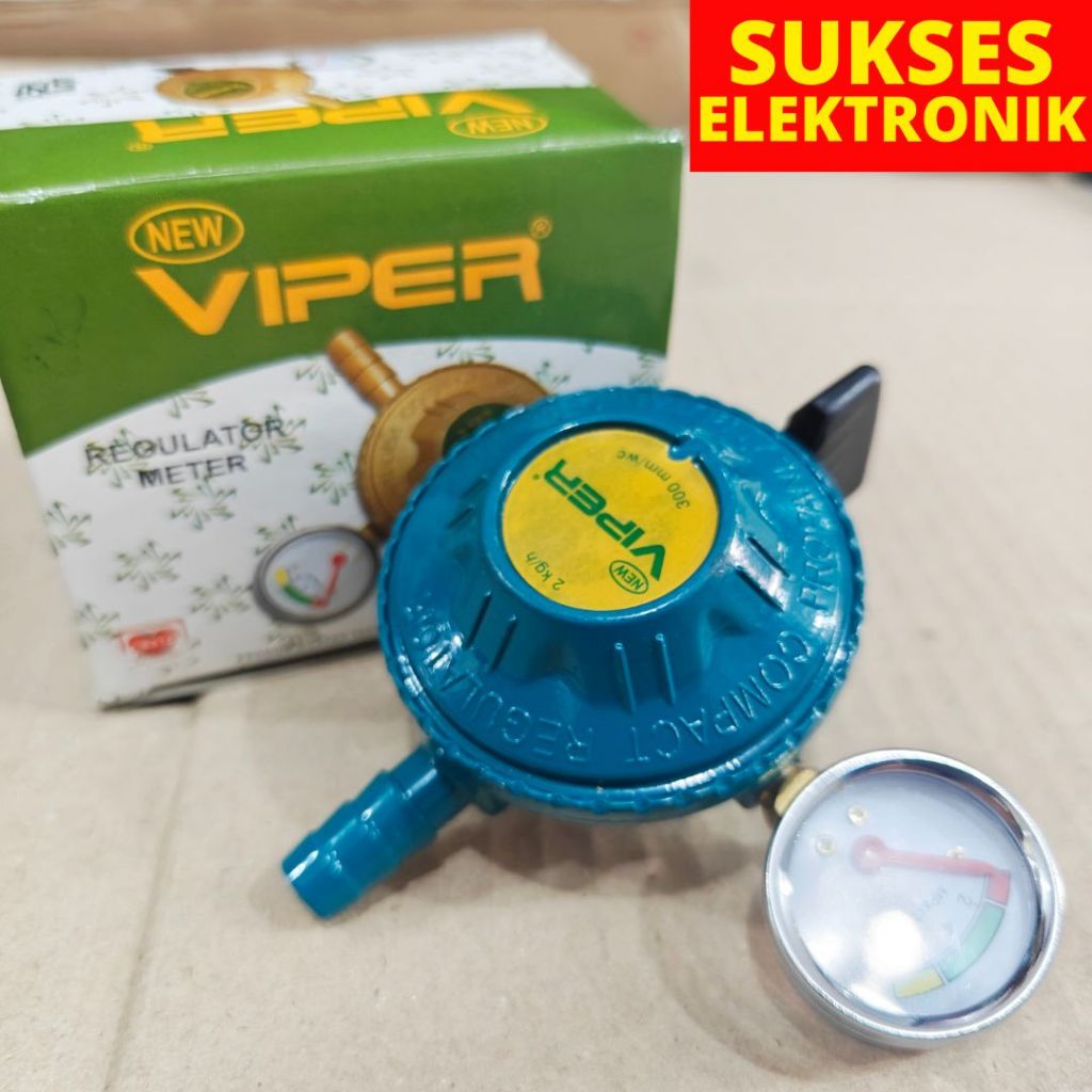 Regulator Gas / Kepala Tabung Gas Otomatis Viper Meter