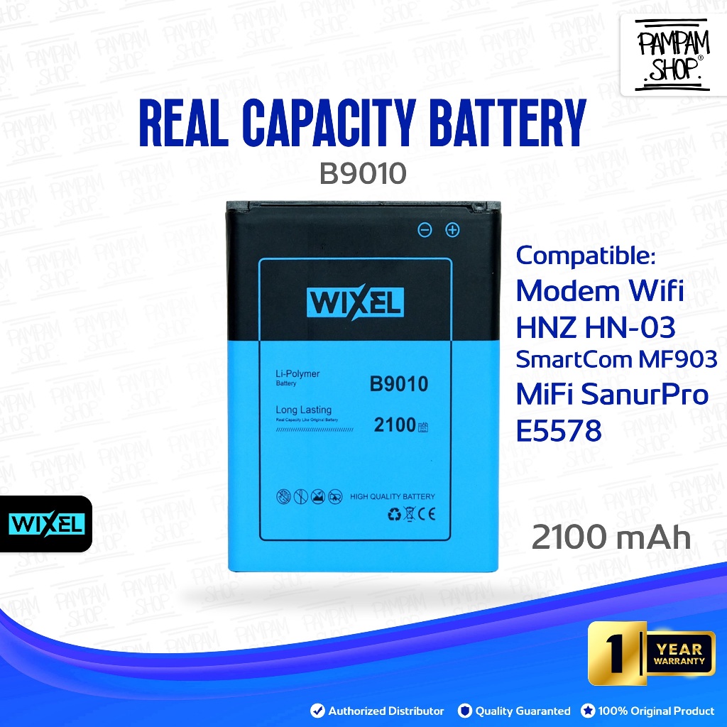 WIXEL Baterai B9010 Modem Wifi Mifi HNZ HN-03 SmartCom MF903 SanurPro E5578 Smart Com Double Power R