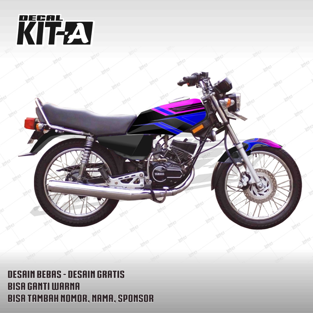 Decal Sticker Yamaha RX KING Full body Airbrush cerah full body