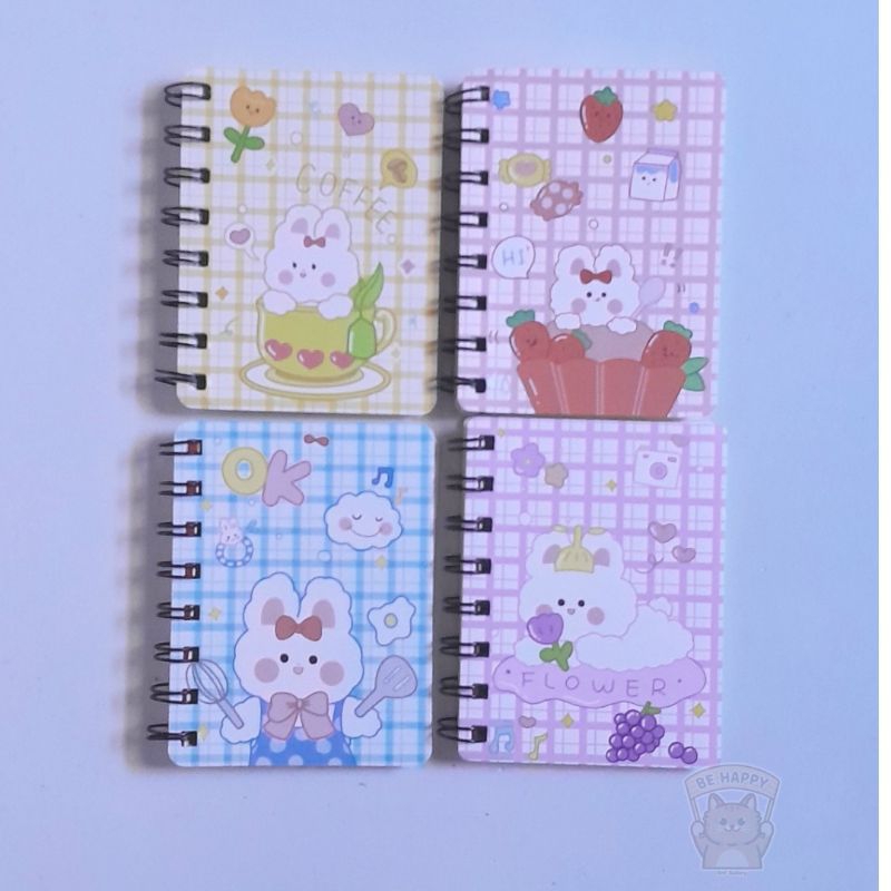 

NOTEBOOK RING MOTIF/BUKU A7/BUKU CATATAN RING/BUKU TULIS RING A7