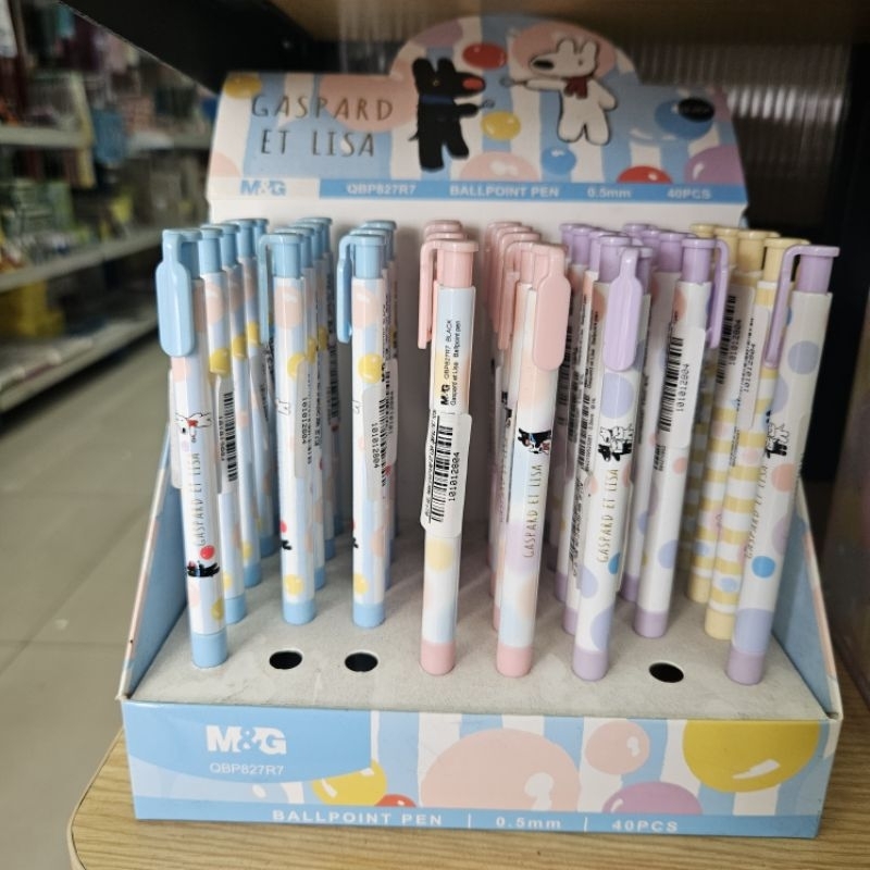 

bolpen pen M&G gaspard et lisa tinta hitam
