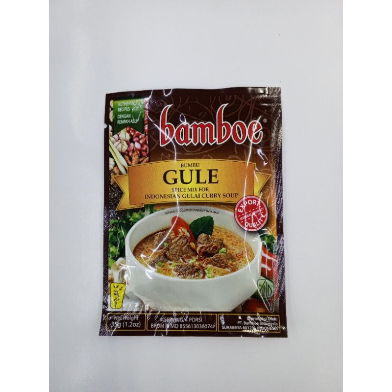 

BAMBOE BUMBU BASAH DENGAN REMPAH ASLI 65gr