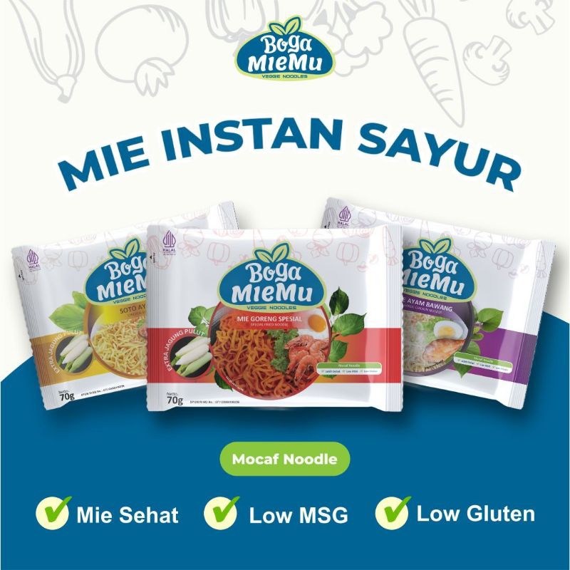 

Bogamiemu - Mie Instan Sayur - Mie Instan Sehat