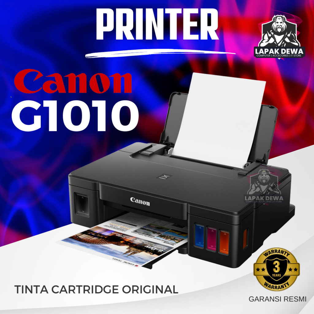 Printer Canon G1010 pixma Print tinta cartridge original Resmi 3TH