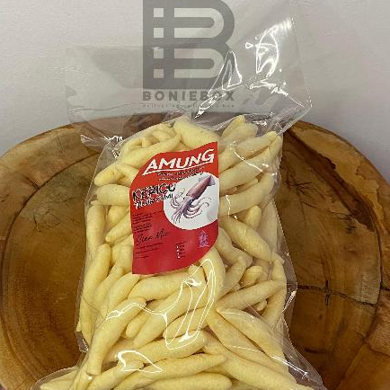 

KERITCU / KERICU / KERIPIK TELUR CUMI 500 GR - KERUPUK AMUNG ASLI BELITUNG
