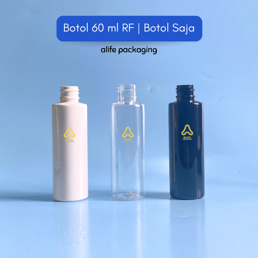 Botol Rf 60 ml | Botol PET 60 ml | Botol Plastik 60 ml - Botol Saja