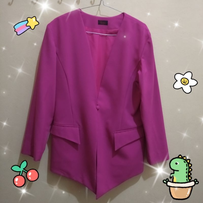 Blazer Pink Fanta Wanita