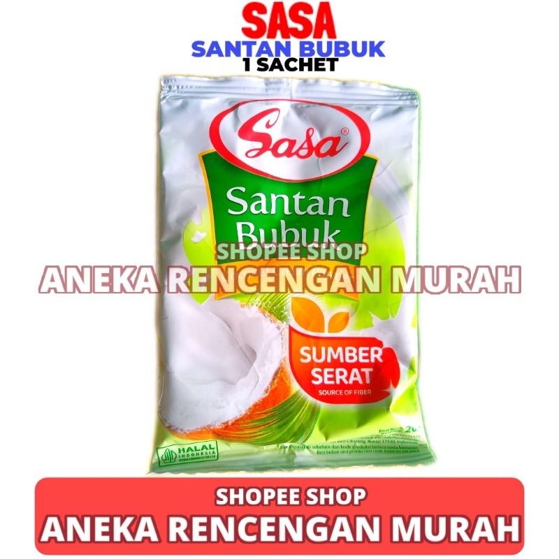 

Santan Kelapa Bubuk Sasa Sachetan Eceran