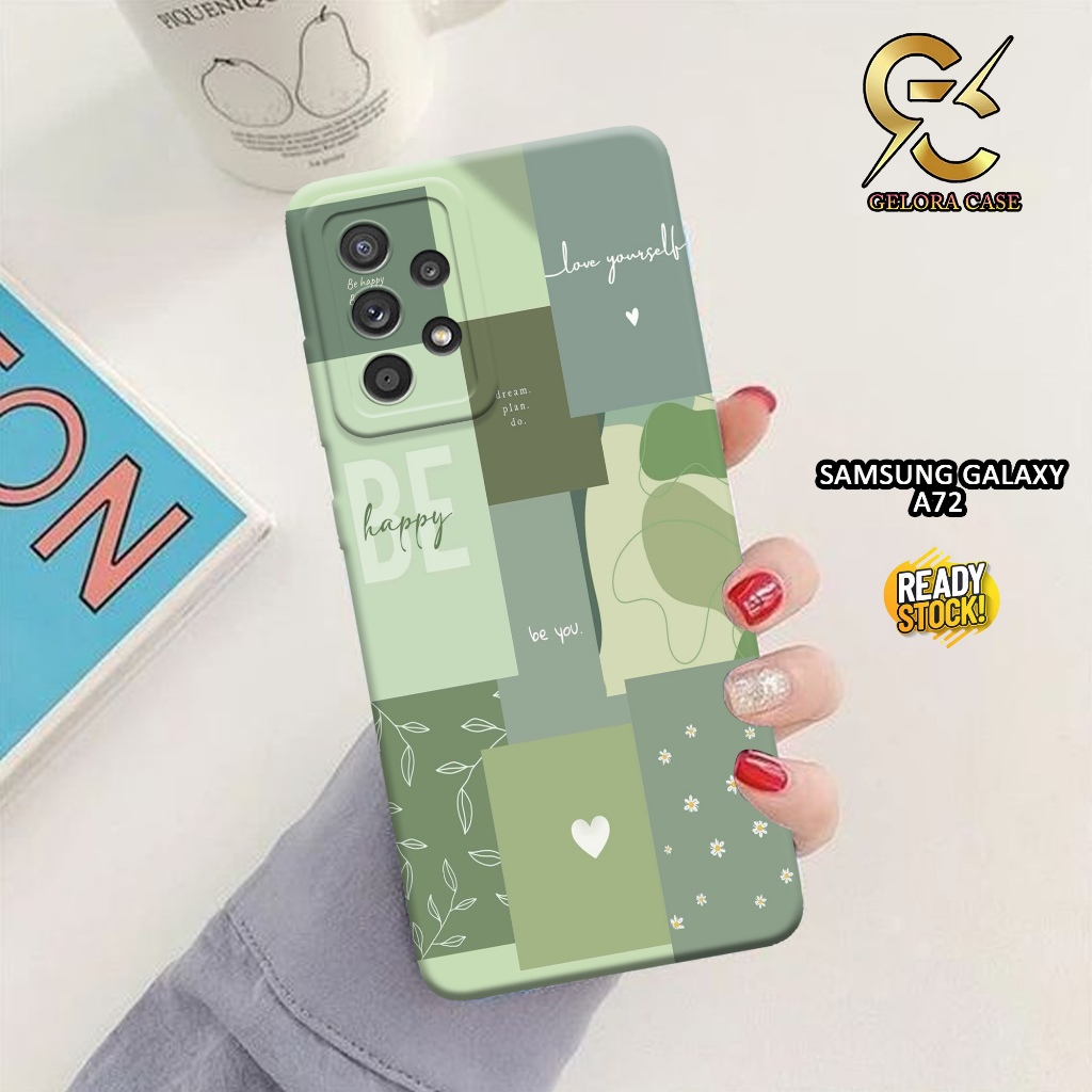 Softcase Samsung Galaxy A72 4G 2021 - geloracase - Casing  Samsung Galaxy A72 4G 2021 - Motif case a