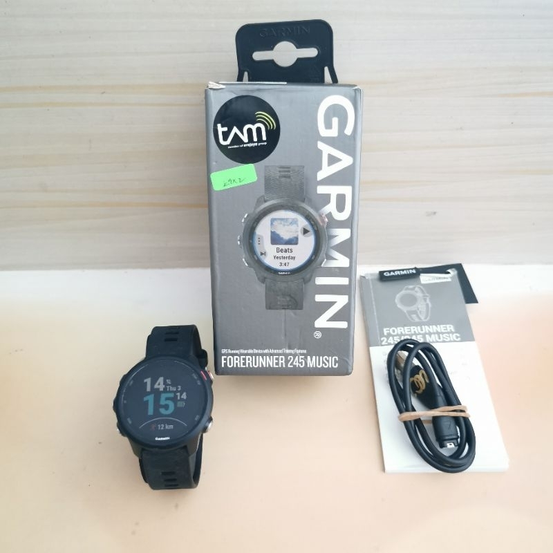 GARMIN Forerunner 245 MUSIC Bekas - Garansi Resmi - second