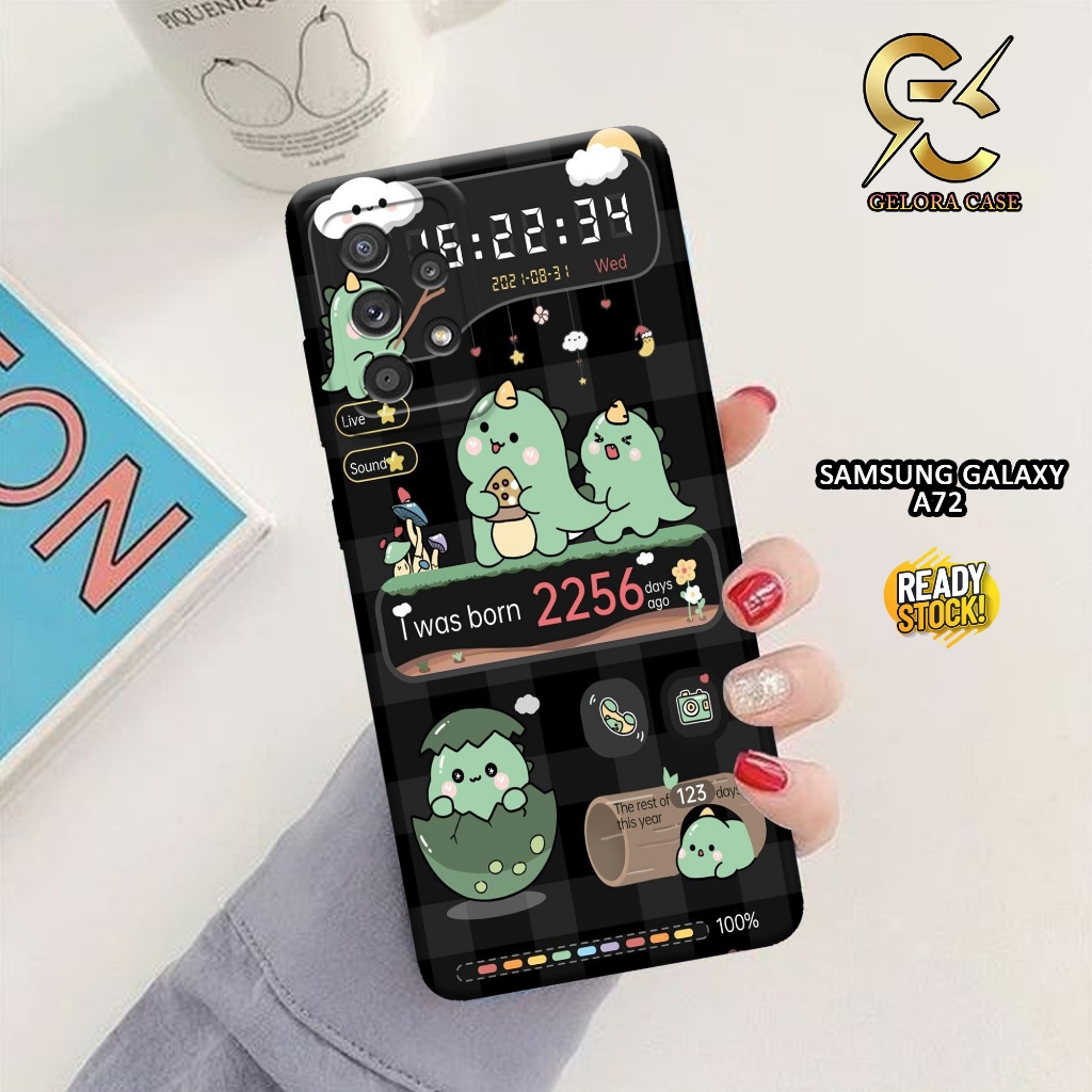 Softcase Samsung Galaxy A72 4G 2021 - geloracase - Casing  Samsung Galaxy A72 4G 2021 - Motif case c