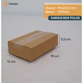 

Kardus Packing/Box/Harga Murah/Grosir - Polos 19 x 12 x 5 cm