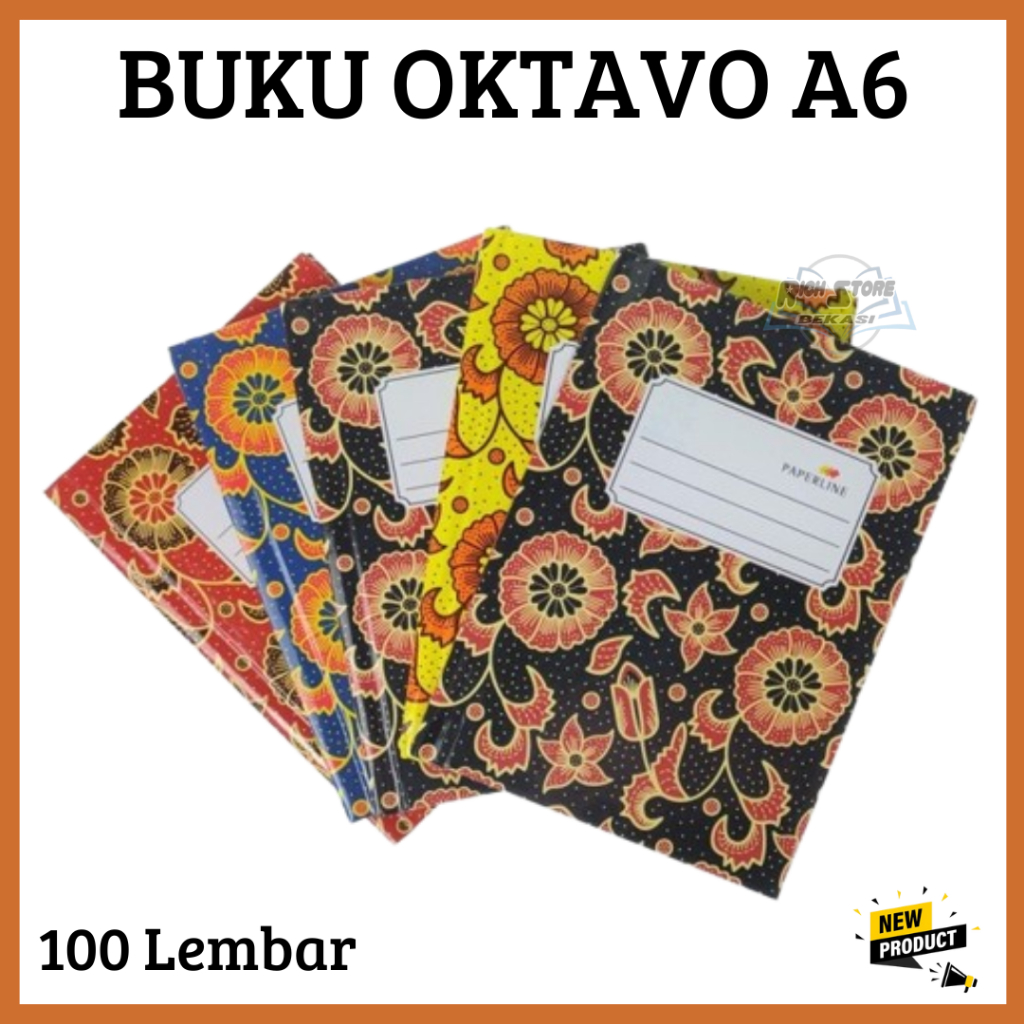 

BUKU OKTAVO MERK PAPERLINE UKURAN A6 ISI 100 LEMBAR HARGA 1 PCS