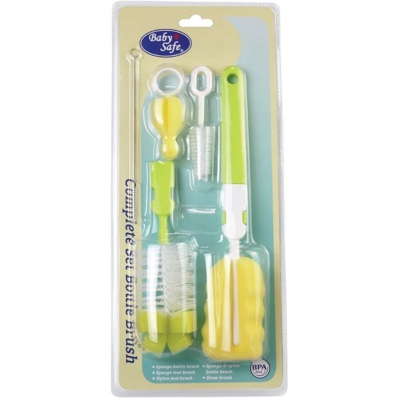 Babysafe Sikat Botol Complete Set Bottle Brush BS369