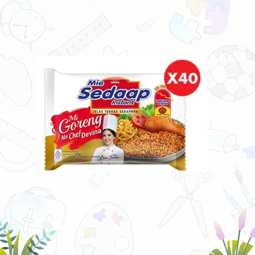 

Mie Instant Sedaap Goreng Ala Chef Devina 40*93gr (KARTON)