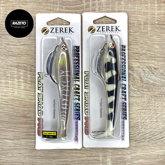 UMPAN SOFT LURE ZEREK FLAT SHAD PRO 5INC 22GRAM