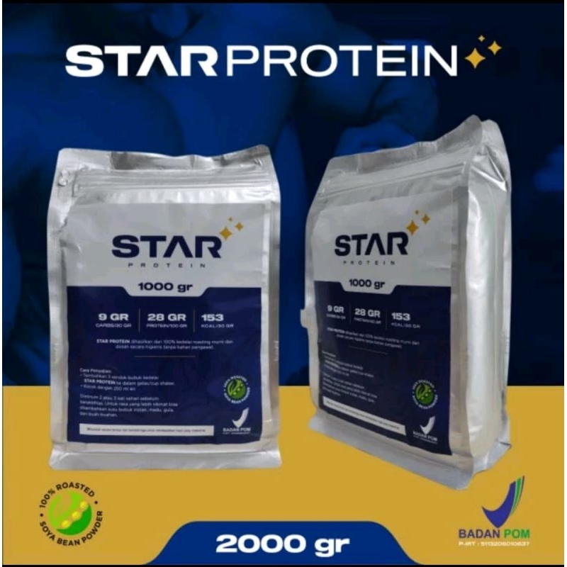 

Susu Kedelai Murni Star Protein Whey Protein Susu Fitness Gym Kemasan 2kg