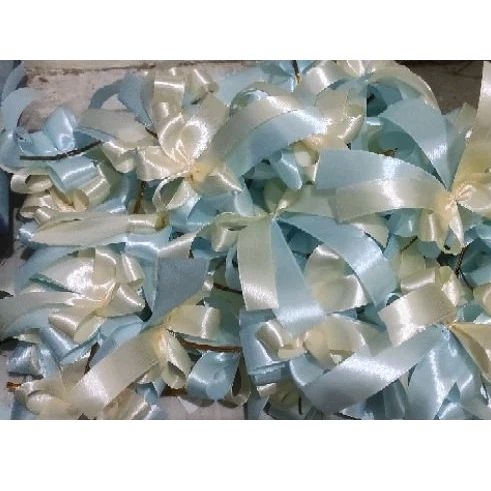 

pita jadi /pita satin tumpuk 2 warna/ bisa request warna