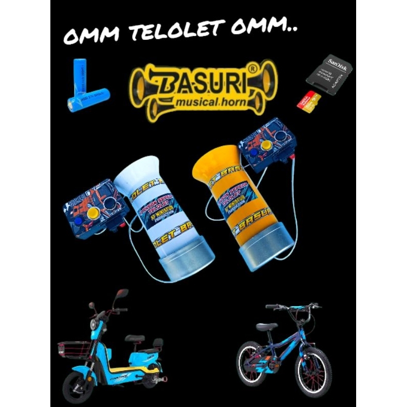 KLAKSON BASURI SEPEDA / BASURI SEPEDA / TELOLET BASURI SEPEDA
