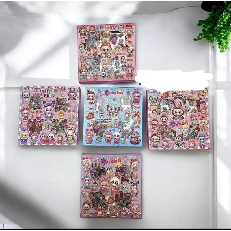

stiker labubu/stiker tempelan/stiker bok isi 100
