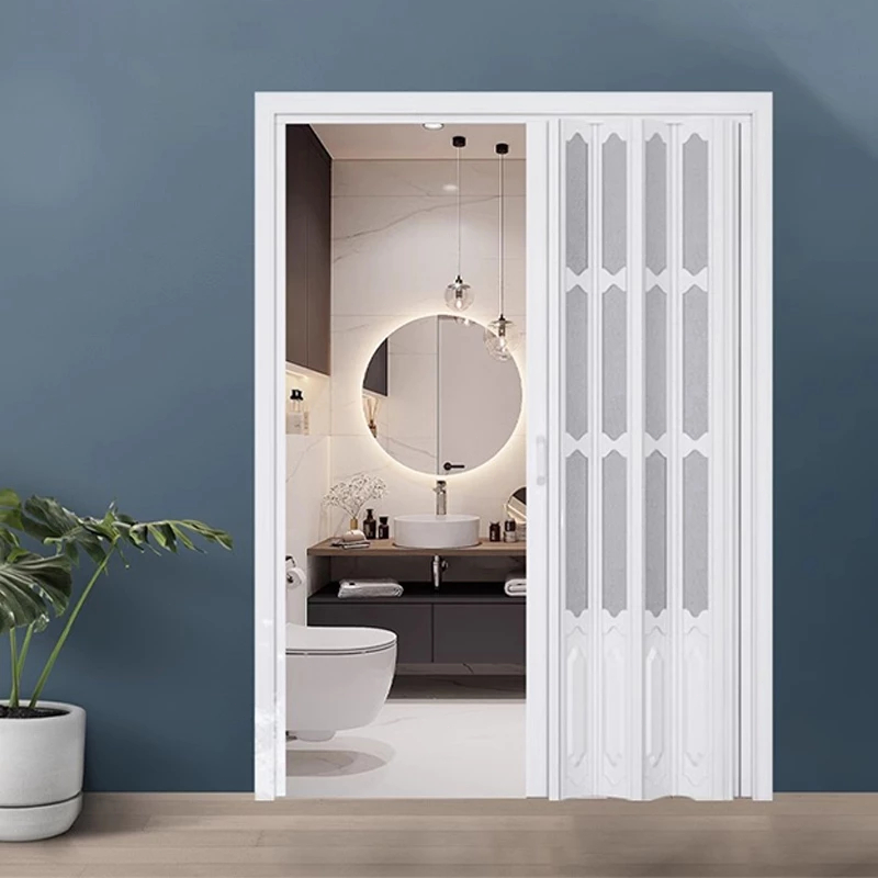 Reaim Pintu Lipat Pvc Kamar Penyekat Ruangan Pintu Kamar Tidur Mandi Pintu Geser Kamar Mandi Pintu