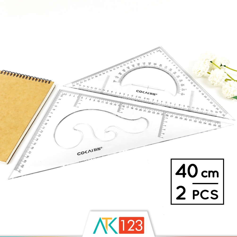 

KODE I1J2 Penggaris Mistar Segitiga Busur Derajat Mal Pola Lengkung Kurva Wayang Jahit Transparan Bening Transparent Clear Triangle Triangular Ruler Protractor French Curve Set 4 cm RLSKJ124