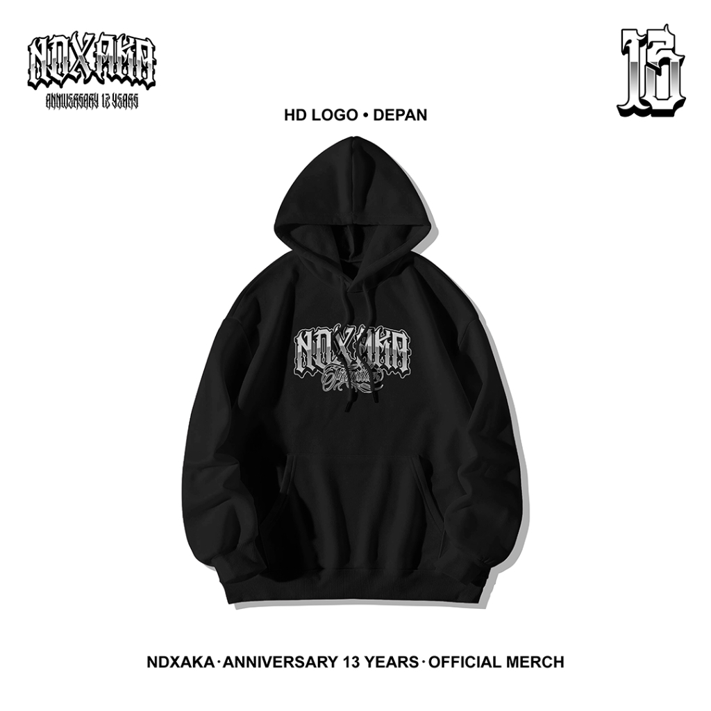 HOODIE NDX AKA 13TH ANNIVERSARY KODE LOGO 13