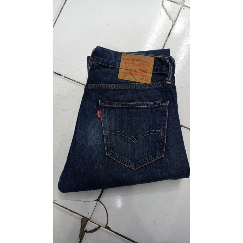 Celana Jeans Denim Second Bekas Branded Pl Levis 527 Size 30