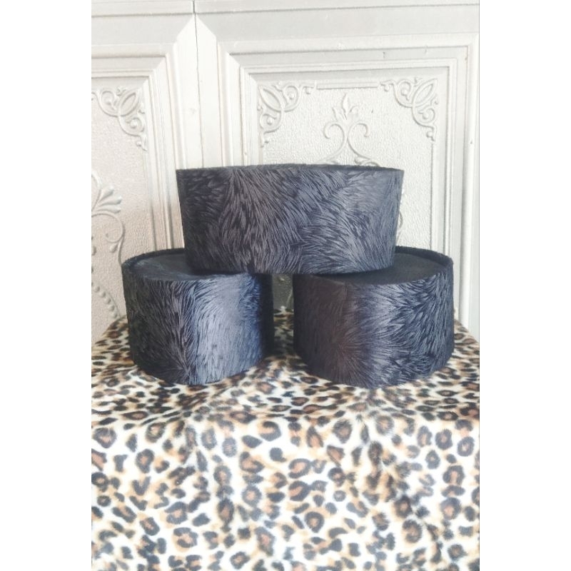 songkok bulu kucing warna hitam