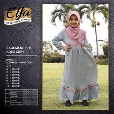 GAMIS ANAK ETHICA KAGUMI KIDS 58 AQUA GREY