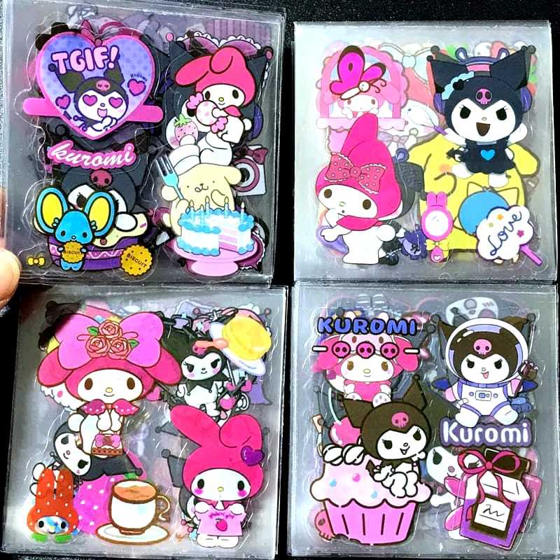 

100Lembar Sticker Sanrio Kuromi Cinamoroll Sticker DIY