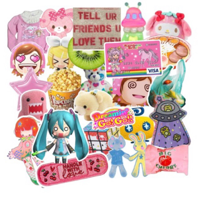 

DECO STICKER PACK VINTAGE RETRO AESTHETIC