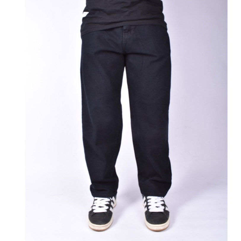AIRSCOOP - Baggy Pants Black Wash Celana Baggy Pria Gombrang Jeans Pria