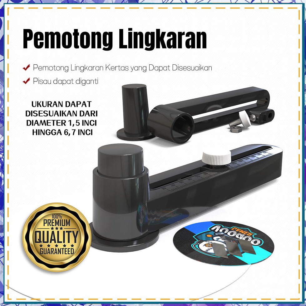 

KODE X4I2 Pemotong Lingkaran Plastik Untuk Pembuatan Pin Kancing Plastic Circle Cutter Ukuran Pemotongan Dapat Disesuaikan 15 inci hingga 67 inci 38mm 17mm