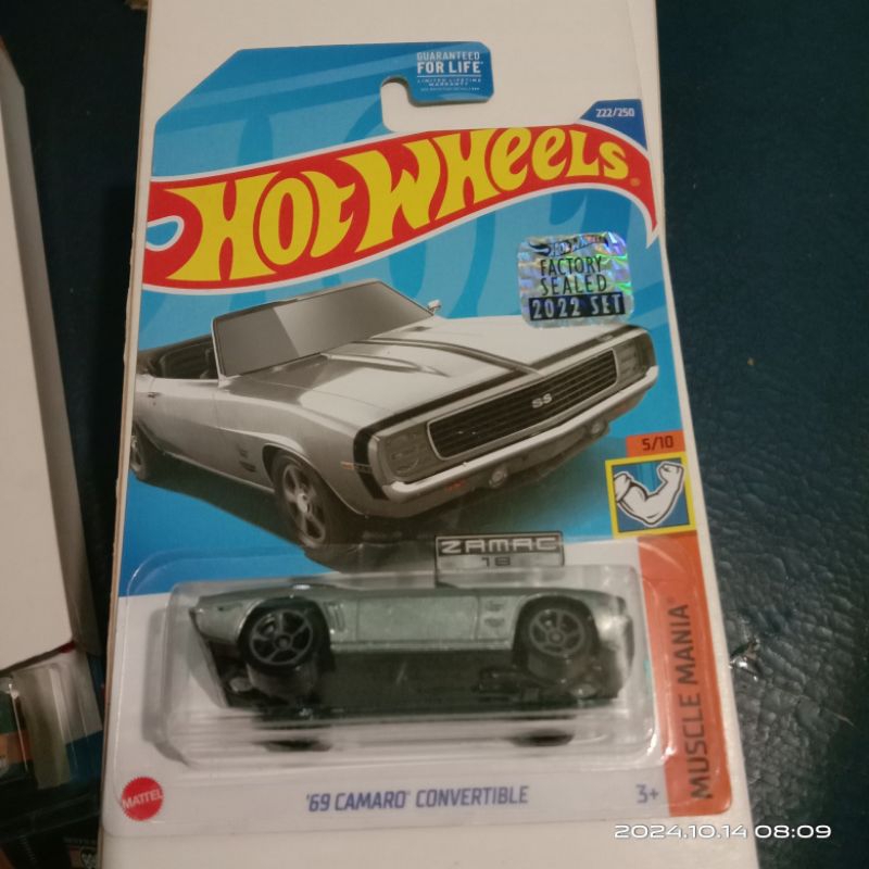 Hot wheels Zamac 69 Camaro convertable
