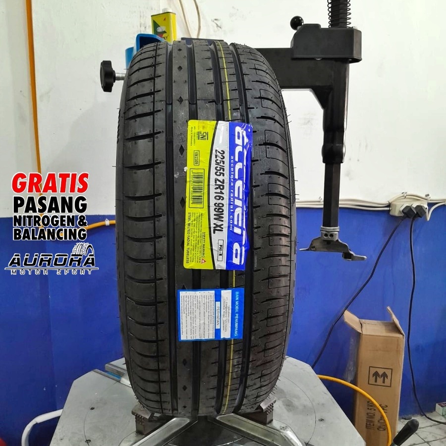 Ban Accelera PHI-R 225/55 R16 ban mobil BMW Mercy ring 16 tubles