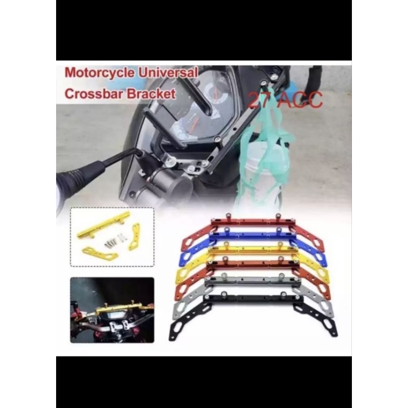 Stabilizer stang+dudukan lampu+dudukan holder hp full cnc stabliser stang spion dudukan lampu tembak