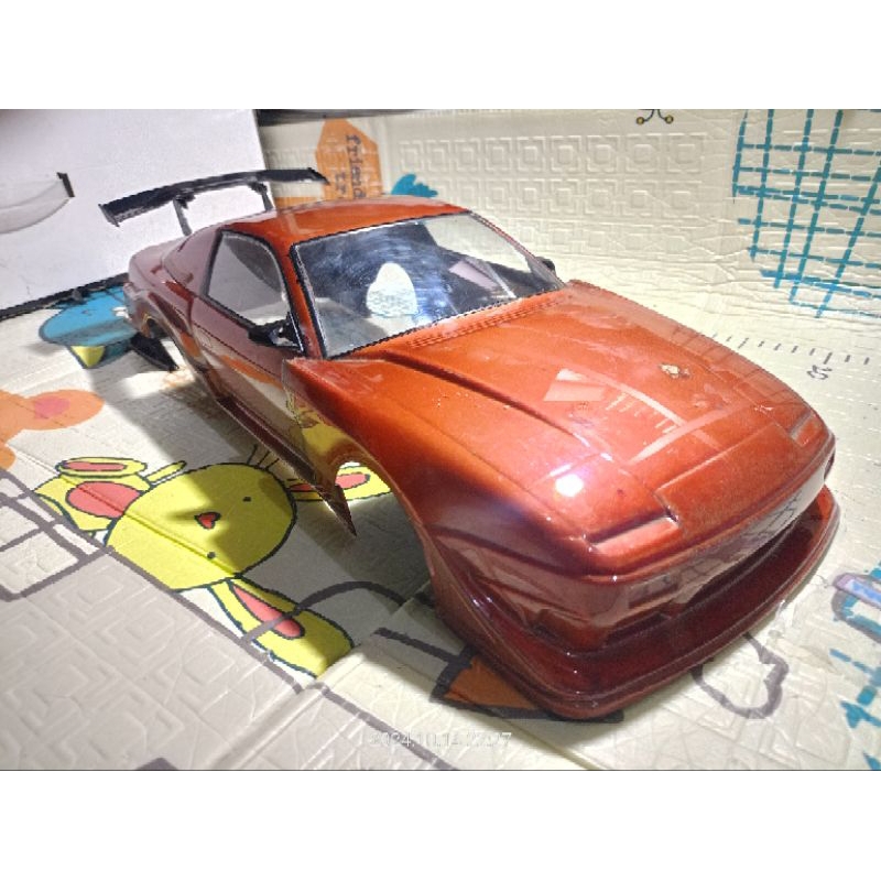 BODY RC DRIFT - BODY YOKOMO NISSAN 180SX TEAM TOYO W/ GP SPORTS LEXAN 1/10-RC DRIFT