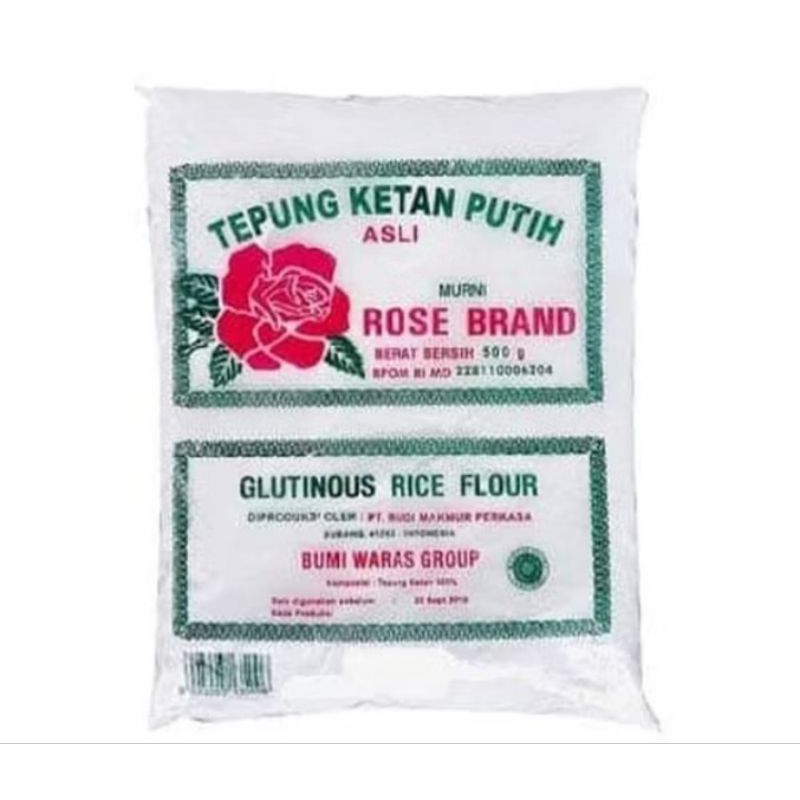 

Tepung Ketan Putih Rose Brand 500gr