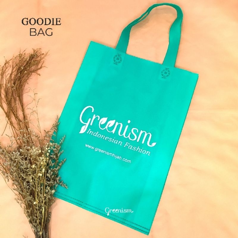 

[TAS SPOUNDBOND GREENISM] GOODIE BAG HIJAU GREENISM ORIGINAL