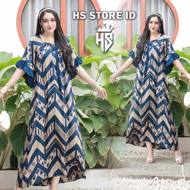 HS-STORE-ID | Baju Dress Cewek Cantik Daster Wanita Kekinian Terbaru VIRAL Terusan Wanita Casual Dre