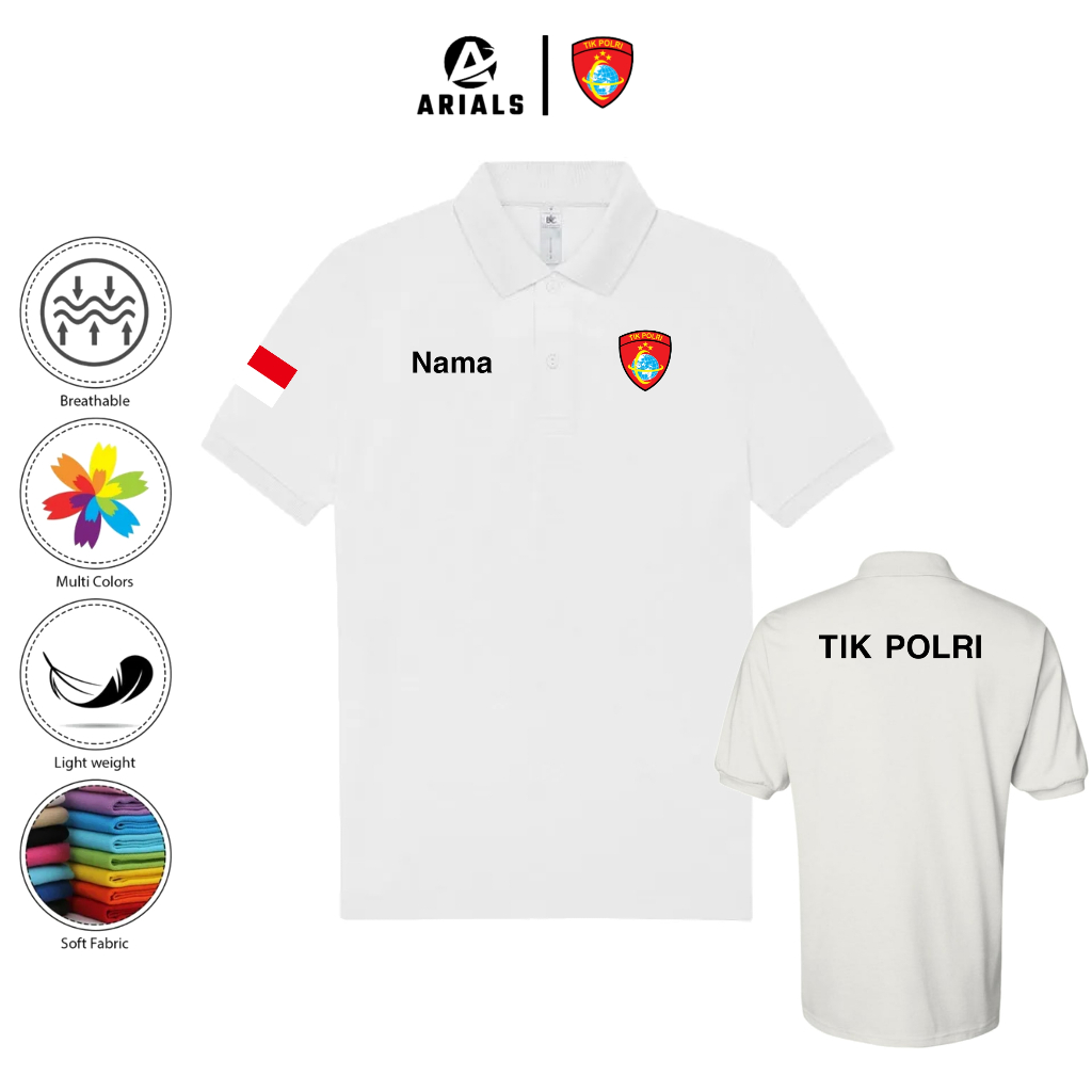 Arials Polo shirt Baju Kaos Kerah Tik Polri
