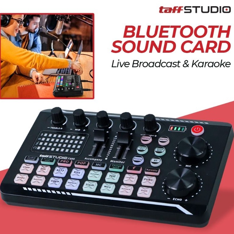 Grosir Menarik Audio Soundcard F998 V8 V8s V8Plus Taffstudio