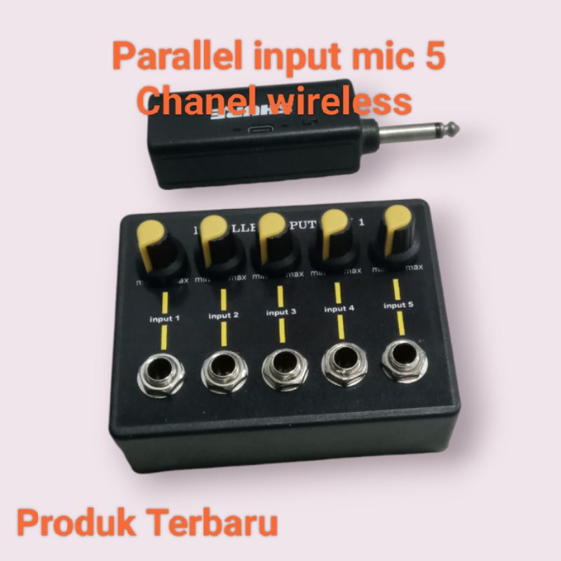parallel input mic 5 Chanel wireless