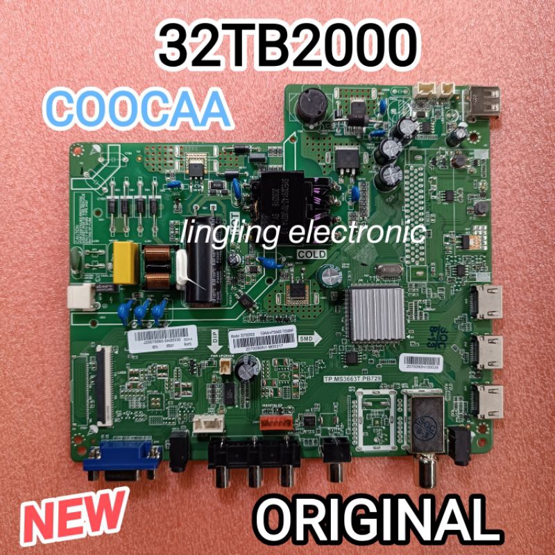 MAINBOARD TV COOCAA 32TB2000 ORIGINAL NEW