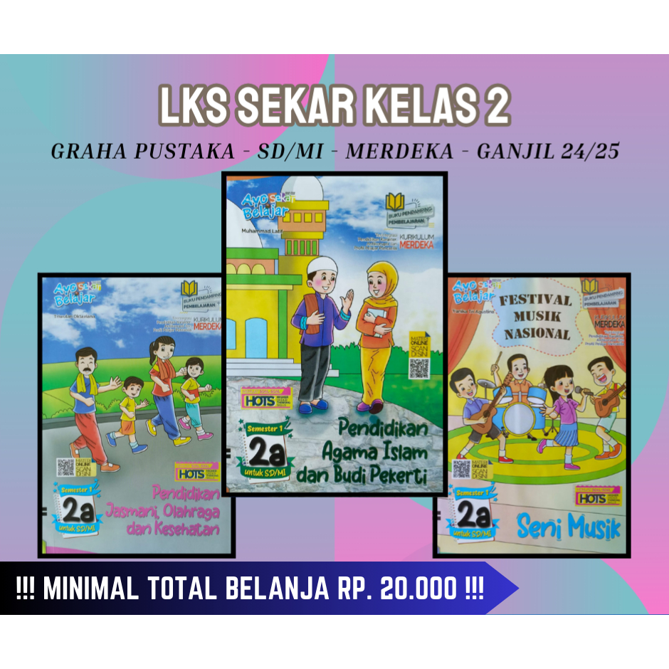 Buku LKS SEKAR GRAHA PUSTAKA SD/MI Kelas 2 Merdeka Ganjil 2024/2025 - Terbaru